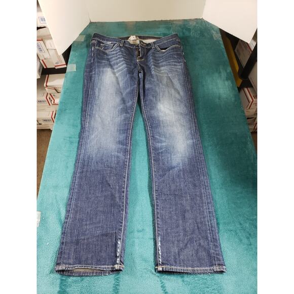 Lucky Brand Jeans Size 14 Womens Blue Stretch Pants Mid Rise Zoe Straight USA - Picture 2 of 13